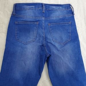 Celebrity Pink High Rise Ankle Skinny Blue Jeans